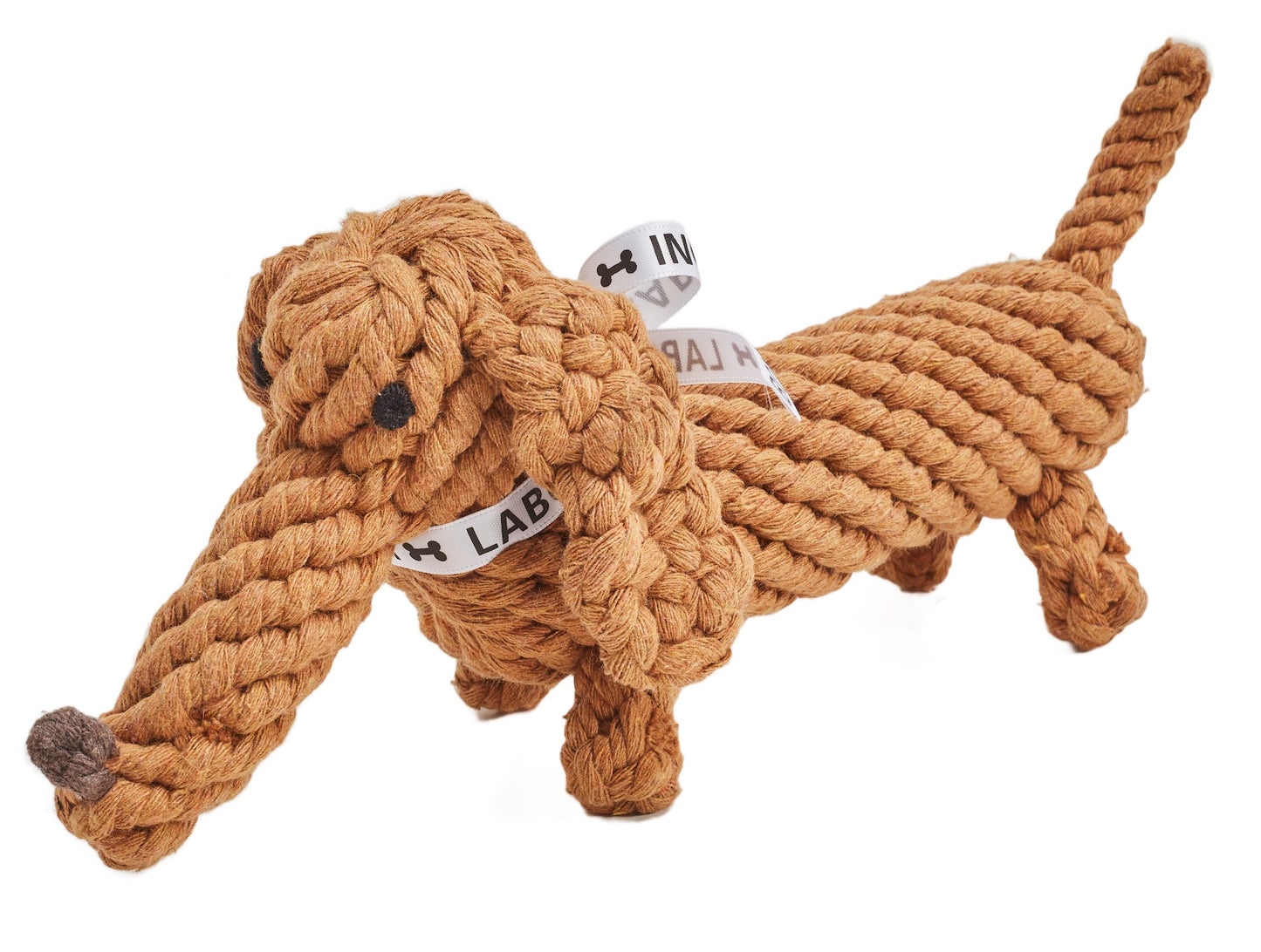 Hundespielzeug Dackel braun