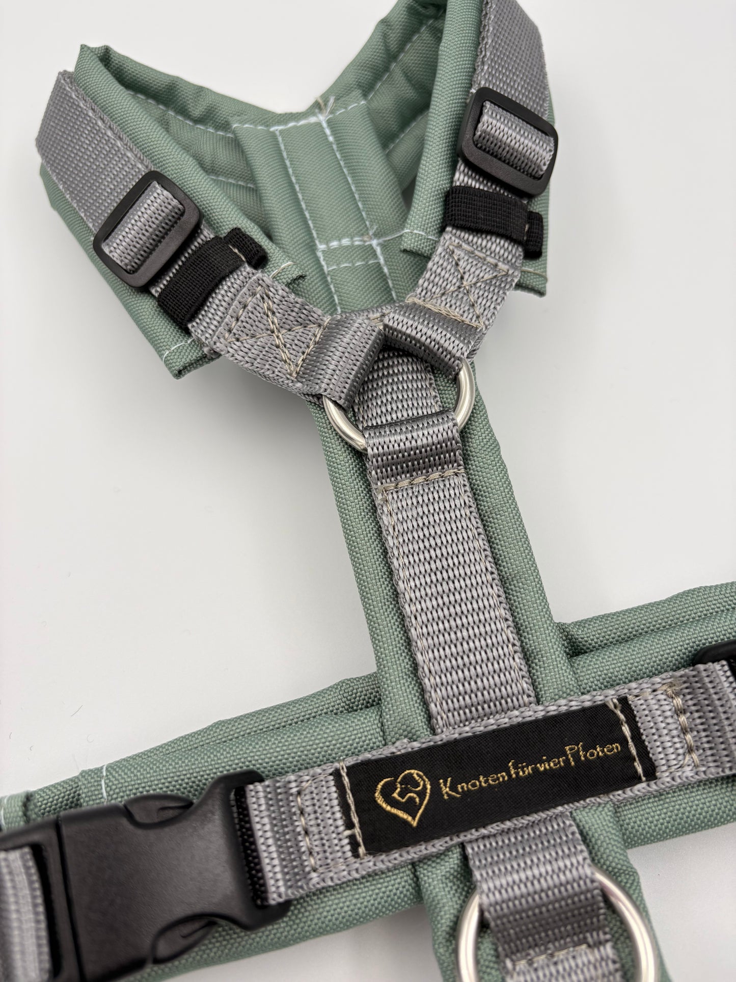 Brustgeschirr salbei/grau