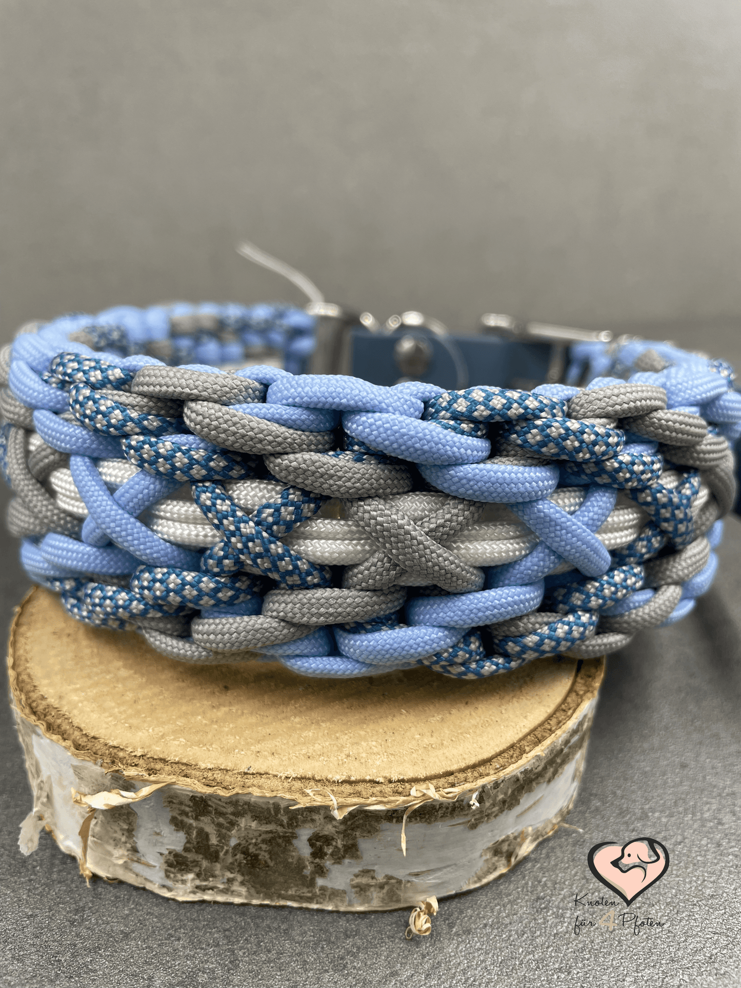 Paracord Halsband mit biothane Verschluss Hundehalsband