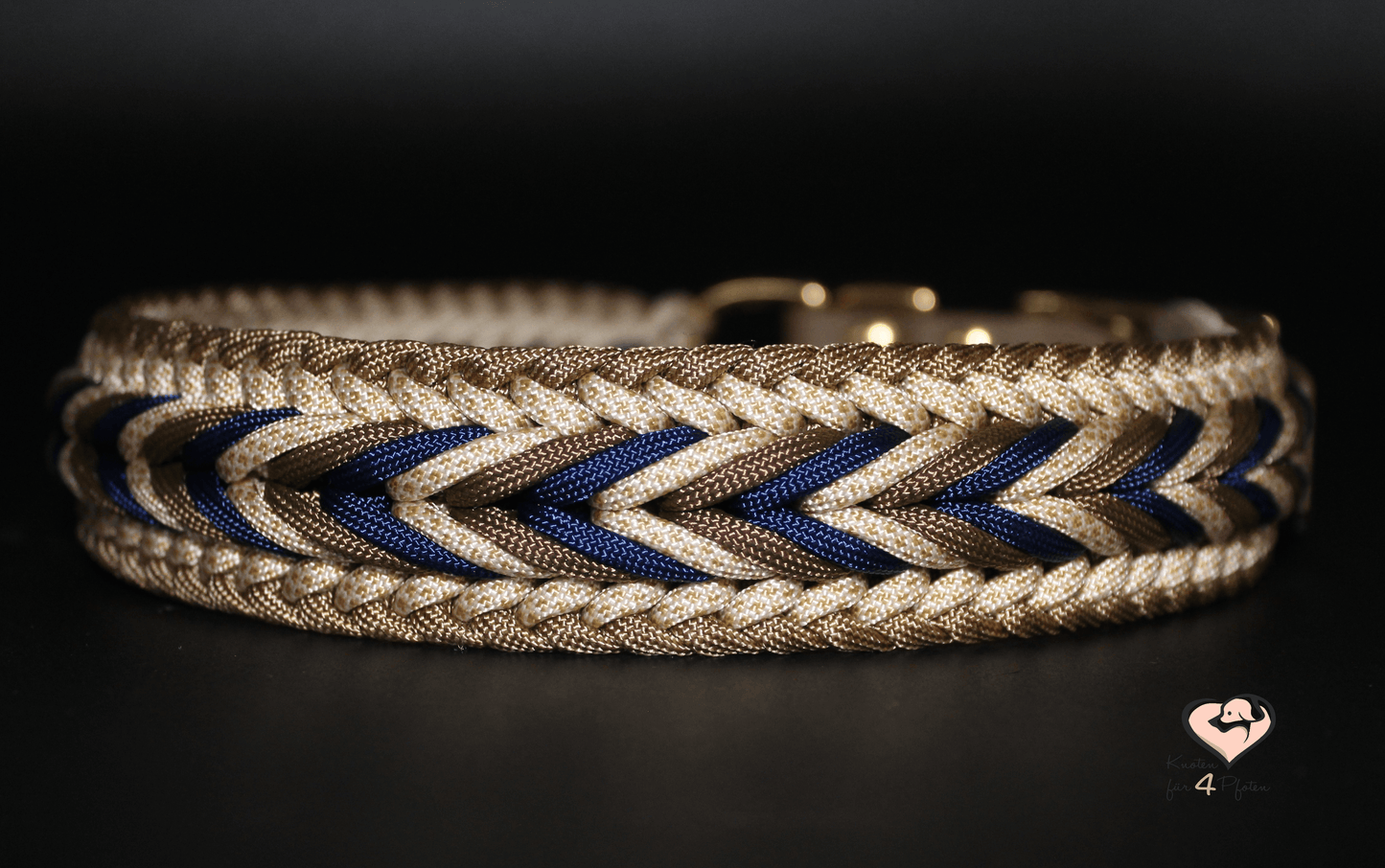 Paracord Halsband mit biothane Verschluss verstellbar