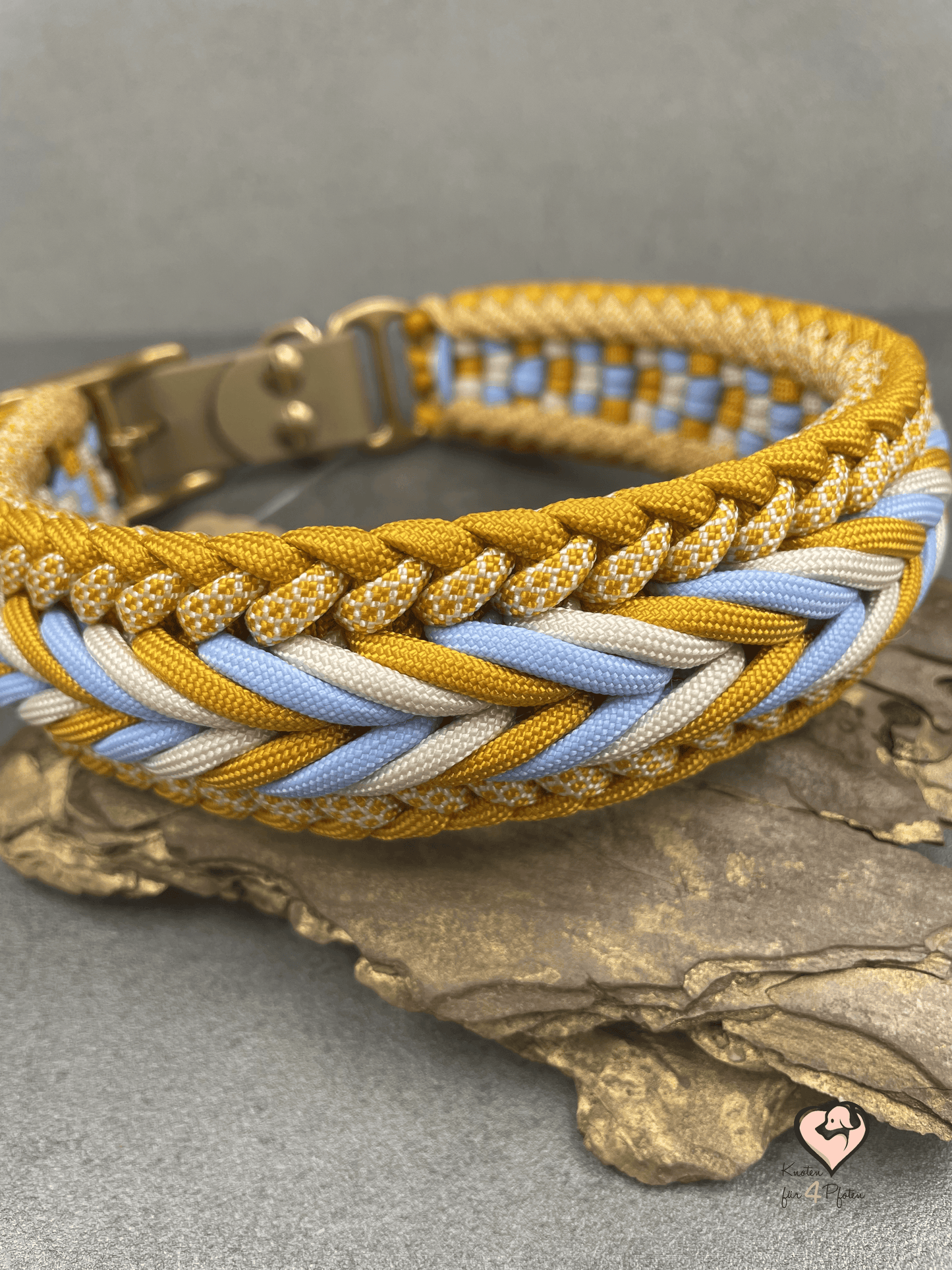 Paracord Halsband mit biothane Verschluss verstellbar