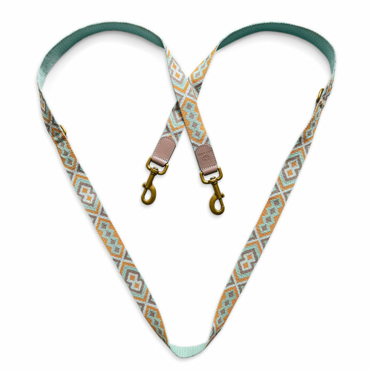 Hundeleine mint orange Hey Lana