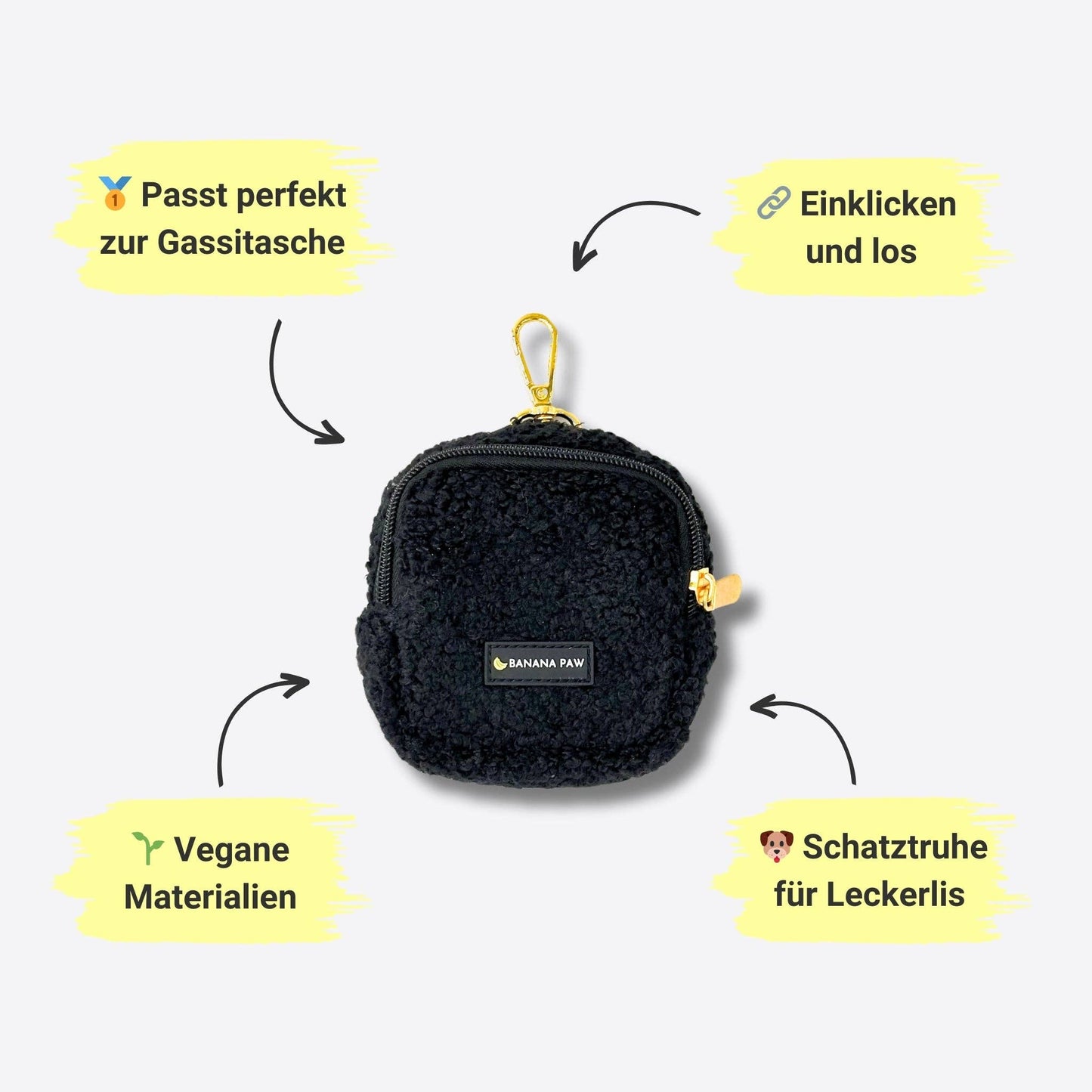 Banana Paw Gassitasche - Teddy - St. Tropez