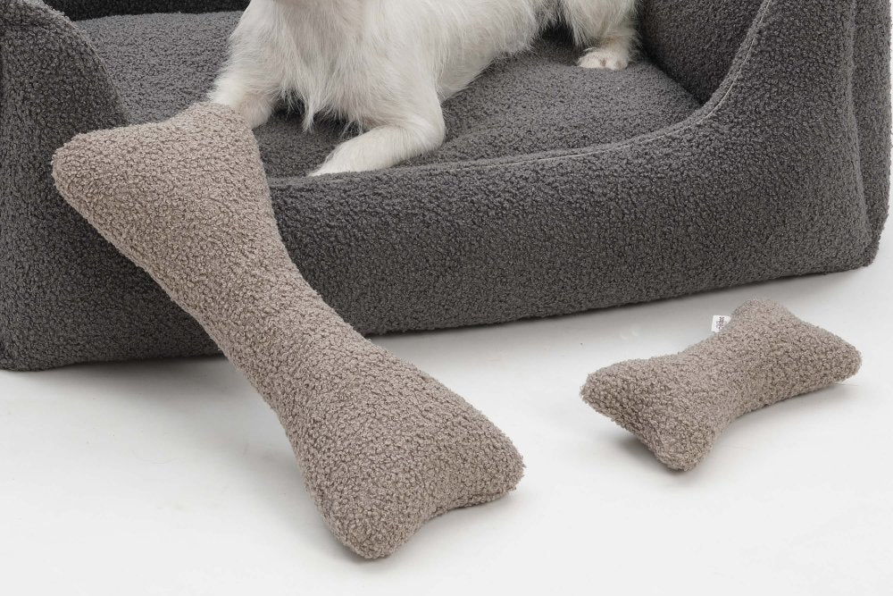 Hundespielzeug Knochen Plüsch Stone