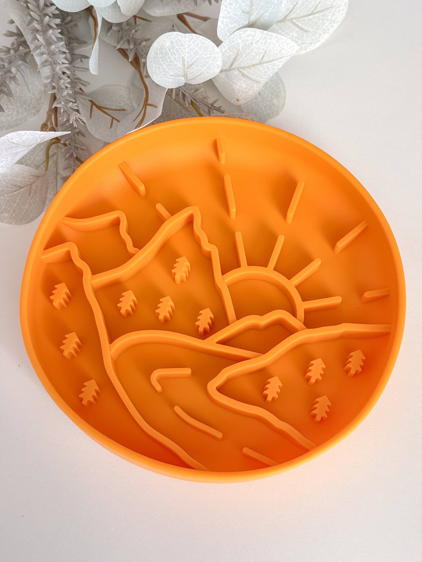 Slow Bowl Mountains, Schleckmatte für Hunde, Futternapf Hund