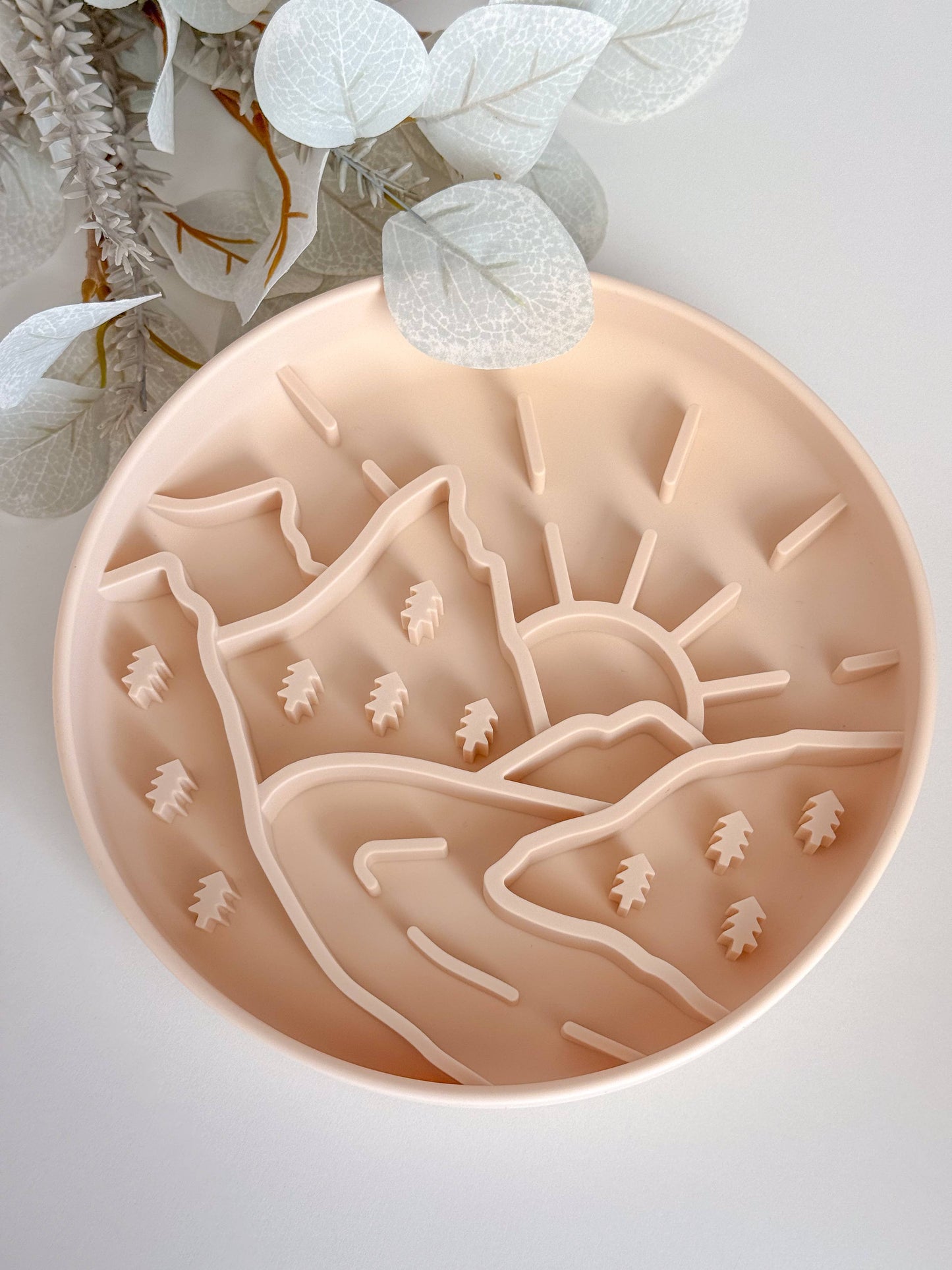 Slow Bowl Mountains, Schleckmatte für Hunde, Futternapf Hund