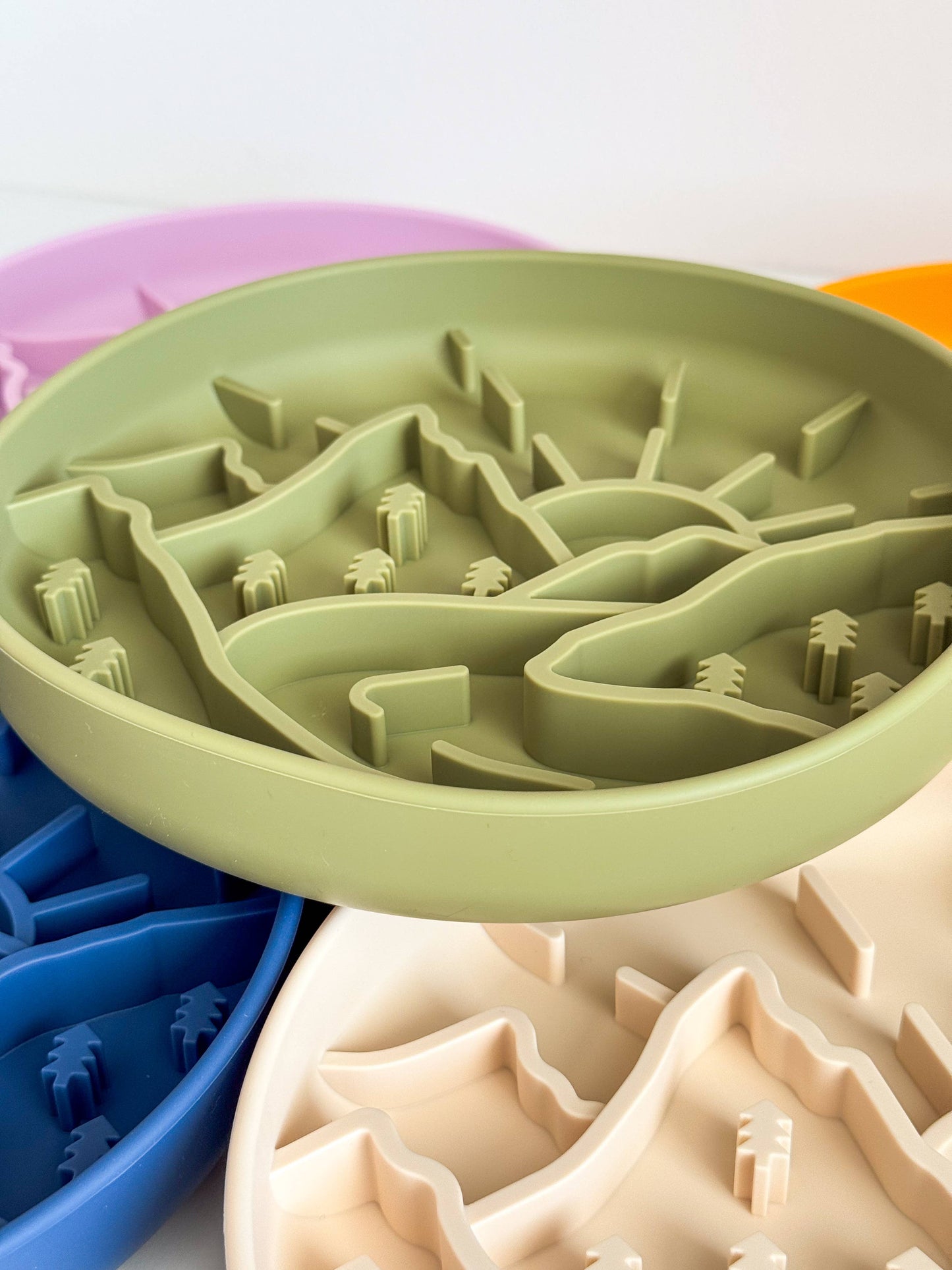 Slow Bowl Mountains, Schleckmatte für Hunde, Futternapf Hund