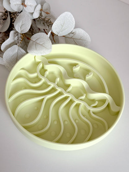 Slow Bowl Jellyfish für Hunde, Schleckmatte, Lick Mat, 