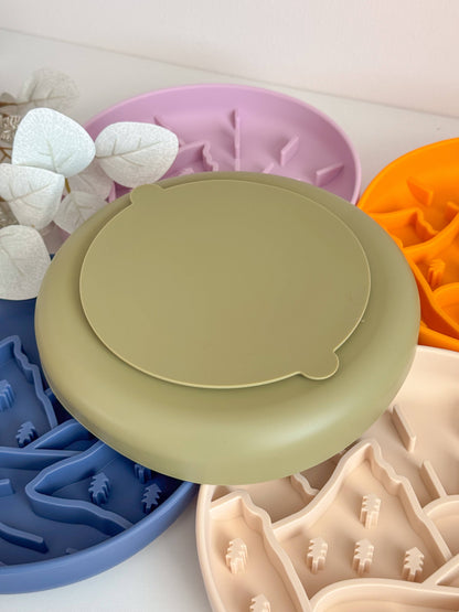 Slow Bowl Mountains, Schleckmatte für Hunde, Futternapf Hund