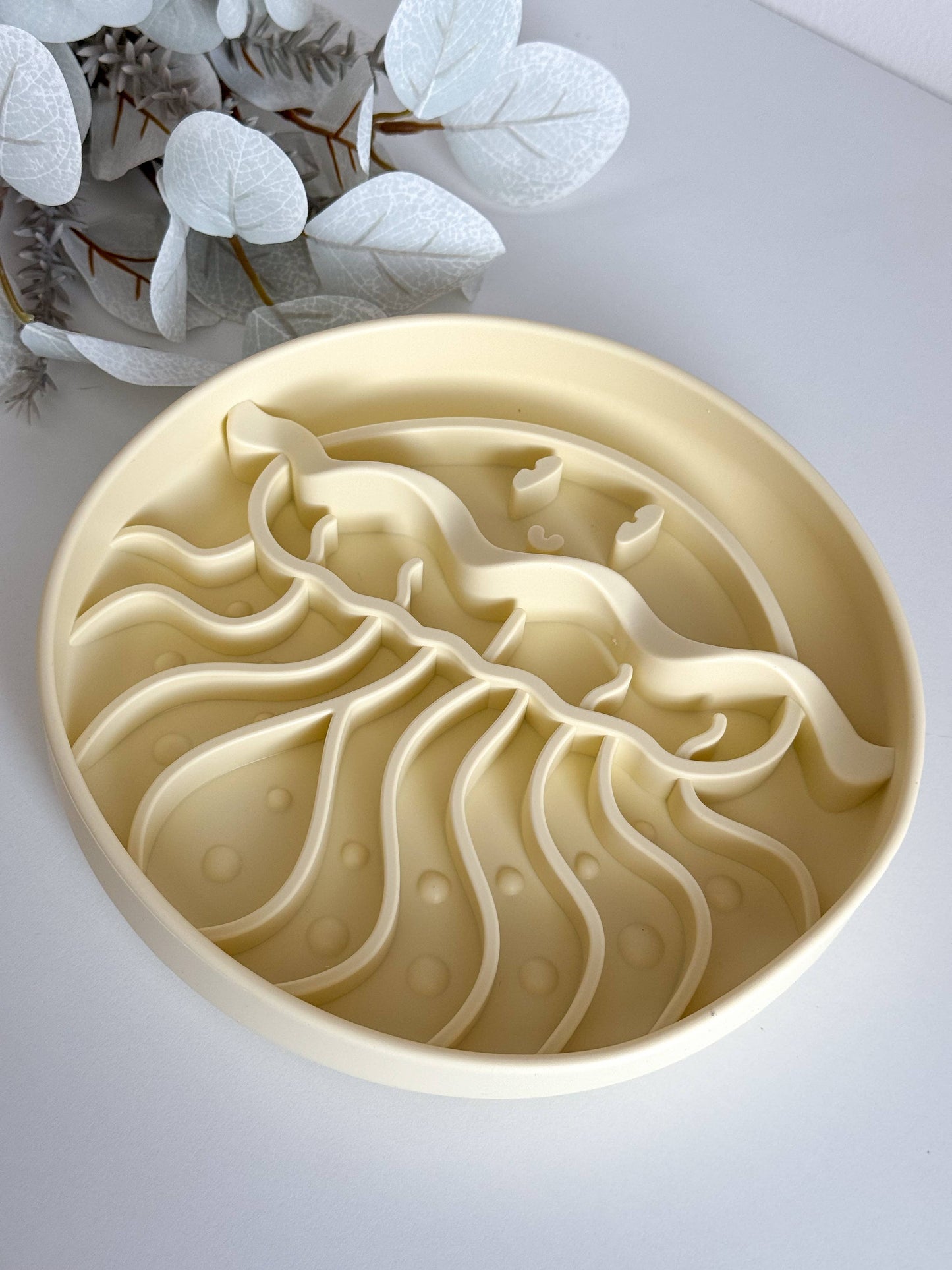 Slow Bowl Jellyfish für Hunde, Schleckmatte, Lick Mat, 