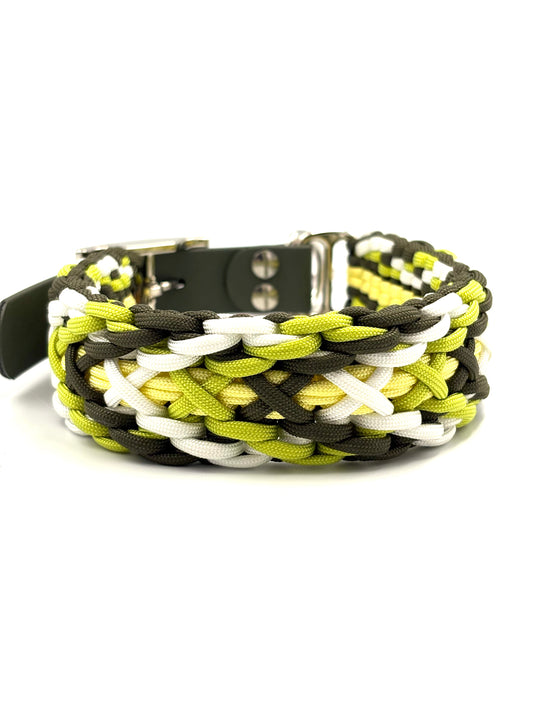 Handgefertigtes Paracord Hundehalsband Häuptling