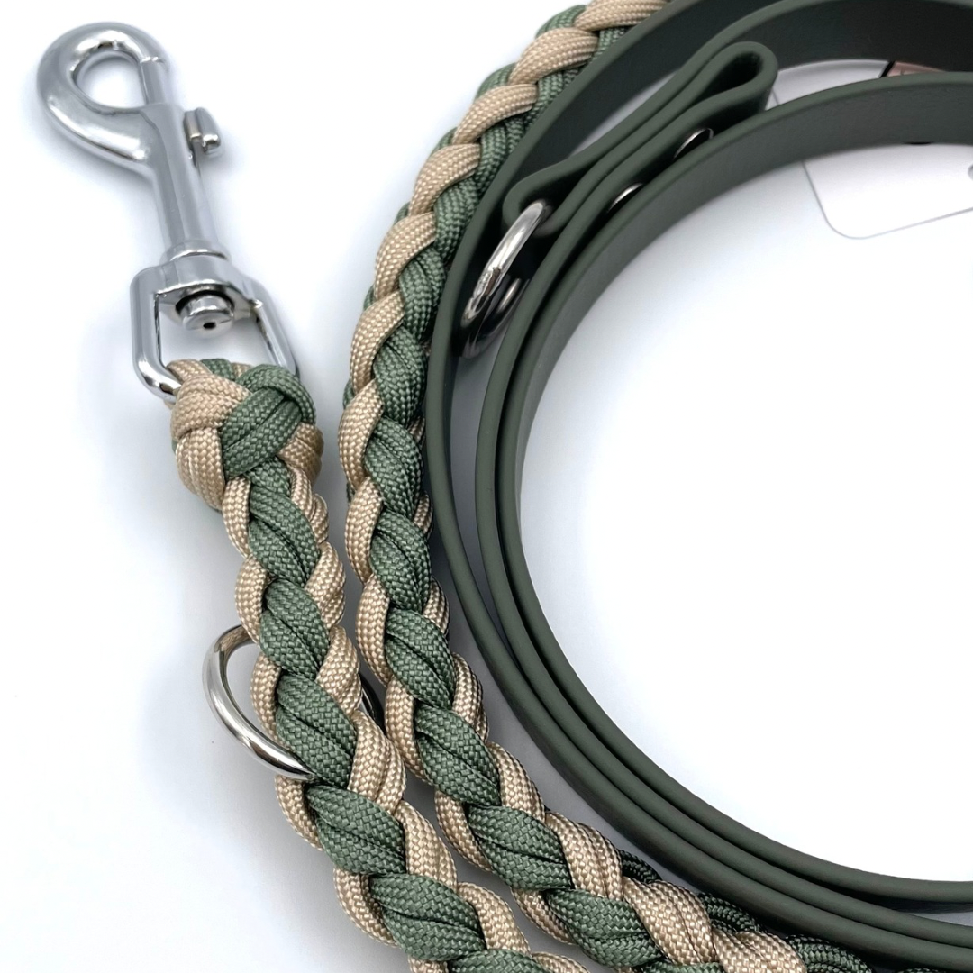 Hundeleine Paracord X Biothane