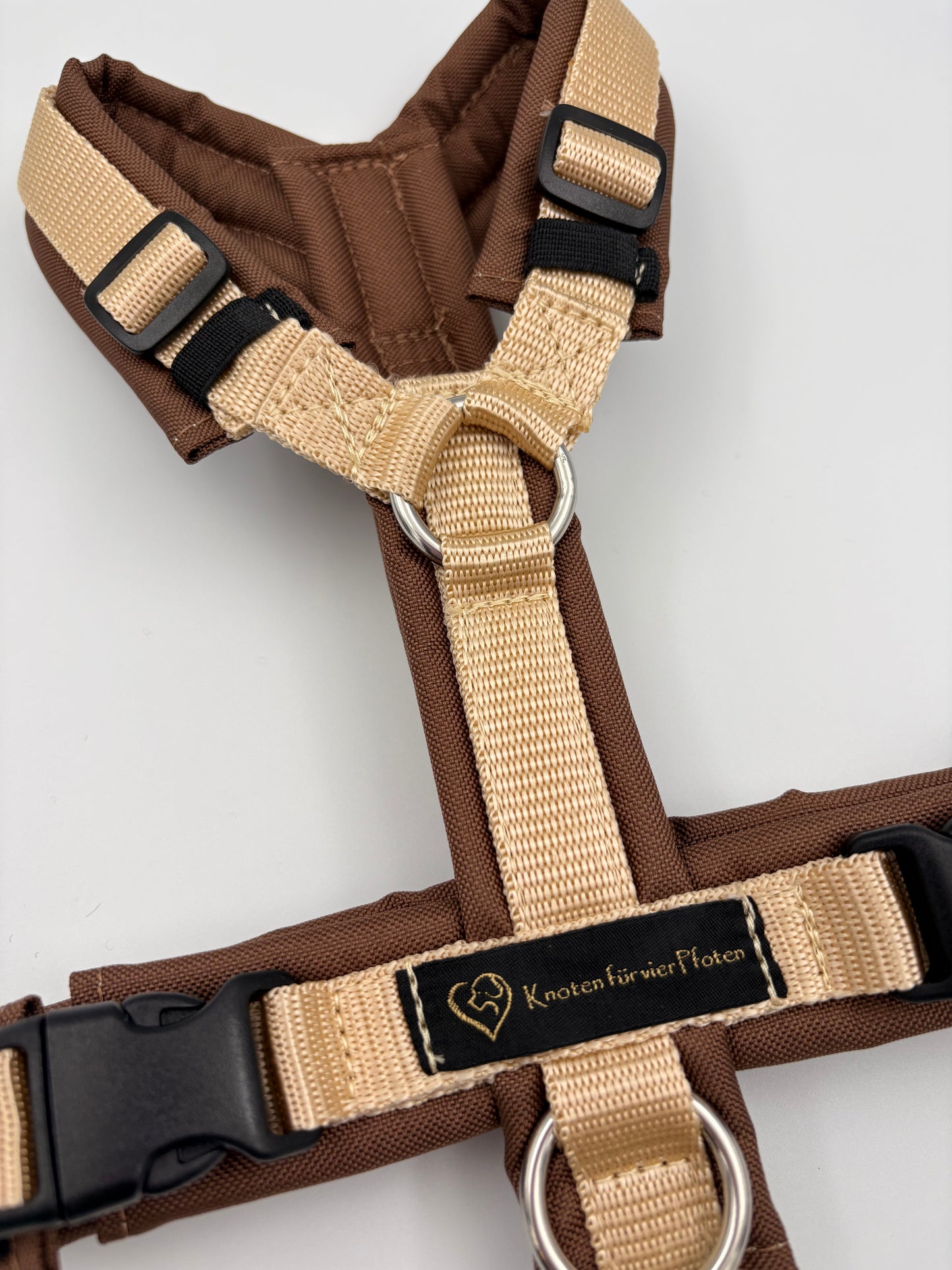 Brustgeschirr braun/beige