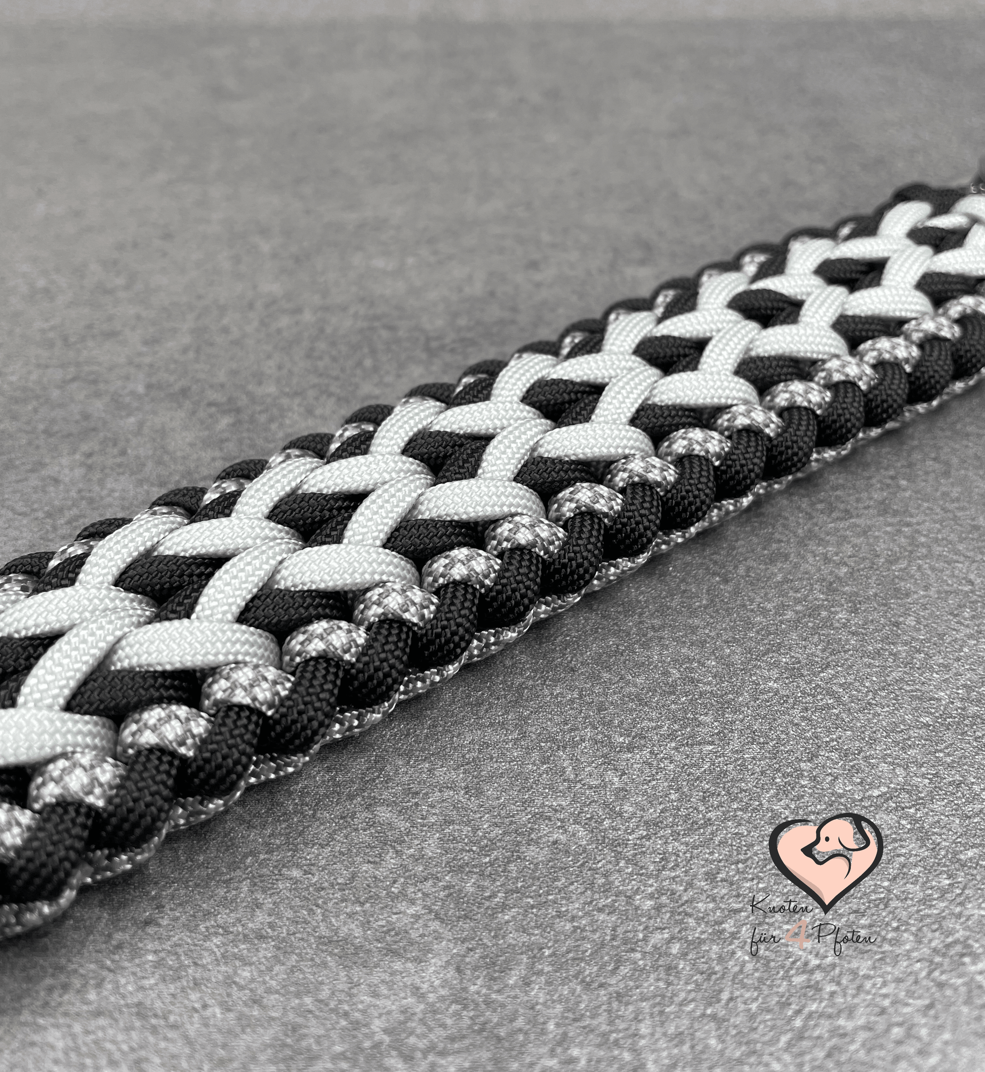 Paracord Halsband mit biothane Verschluss Hundehalsband 