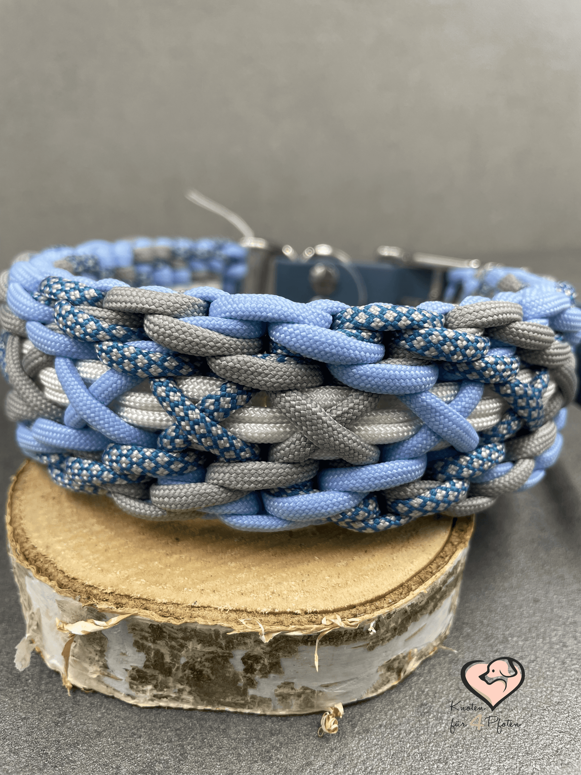 Paracord Halsband mit biothane Verschluss Hundehalsband 