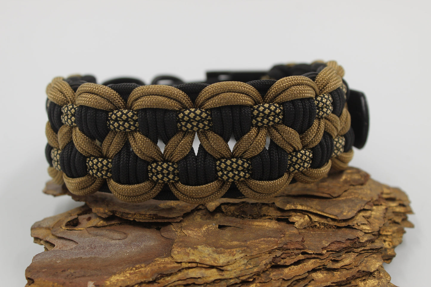 Paracord Halsband mit biothane Verschluss Hundehalsband 