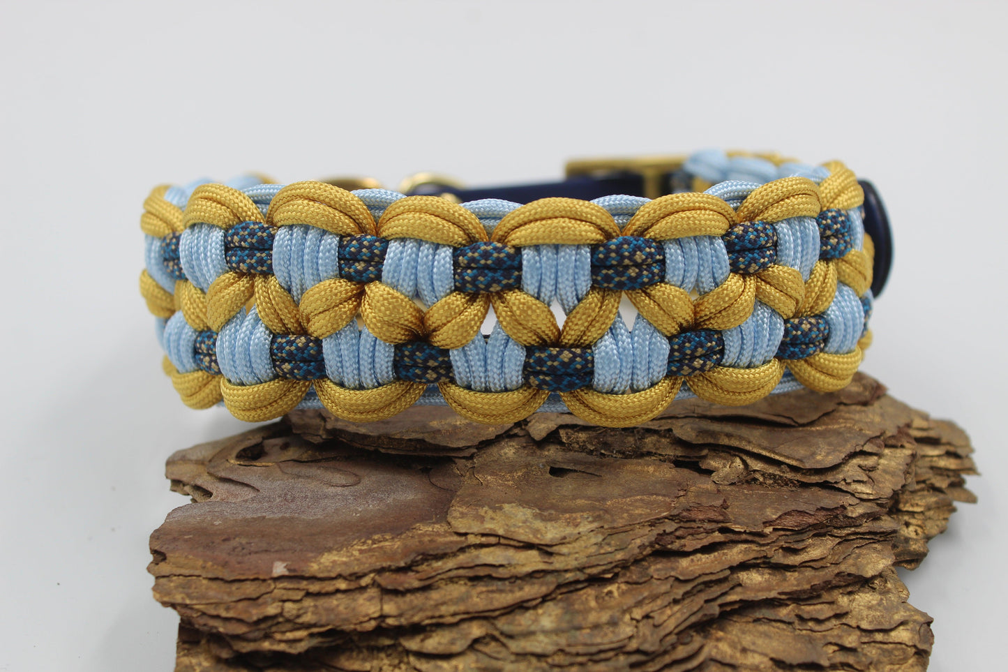 Paracord Halsband mit biothane Verschluss Hundehalsband 