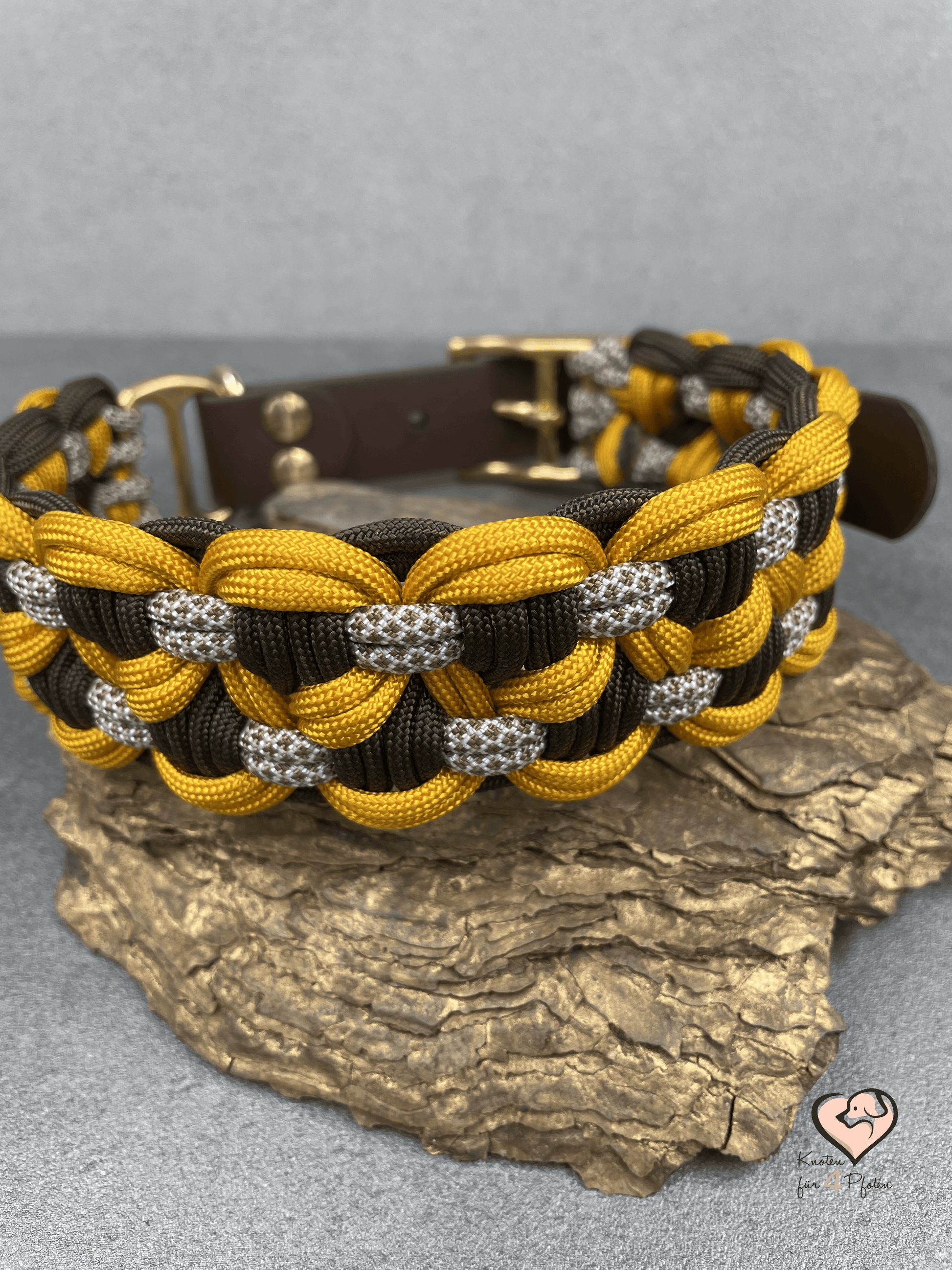 Paracord Halsband mit biothane Verschluss Hundehalsband 