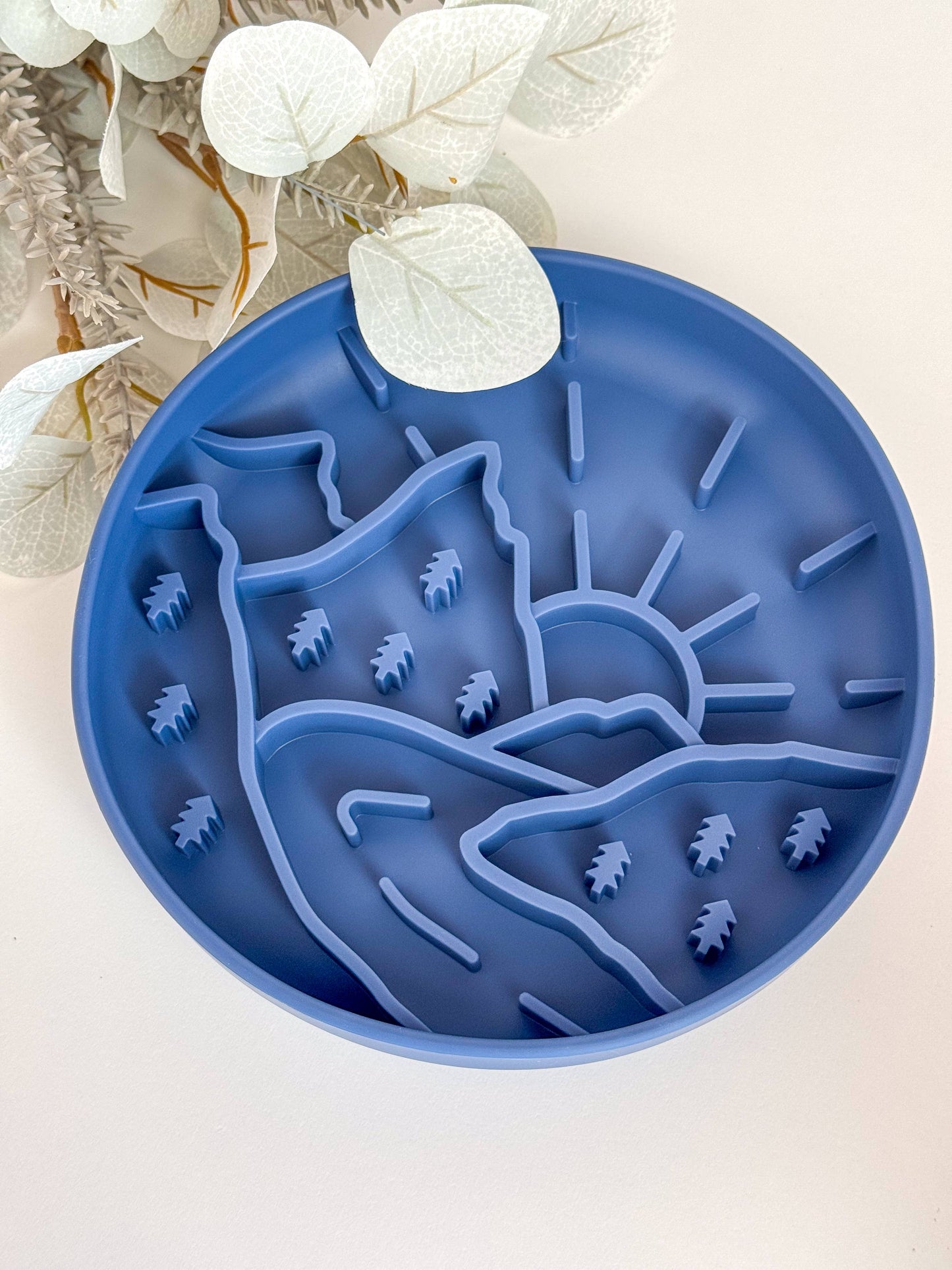 Slow Bowl Mountains, Schleckmatte für Hunde, Futternapf Hund