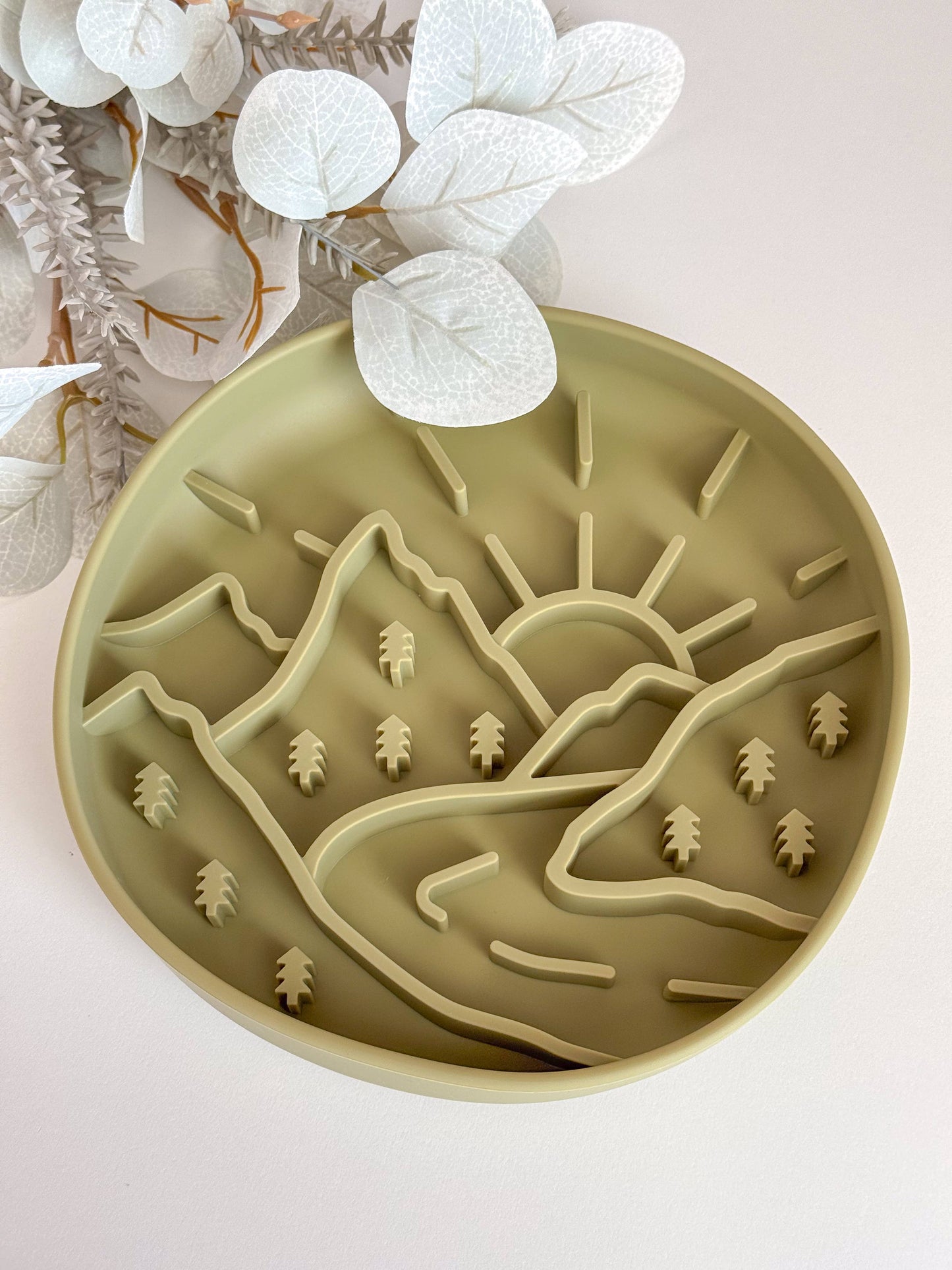 Slow Bowl Mountains, Schleckmatte für Hunde, Futternapf Hund