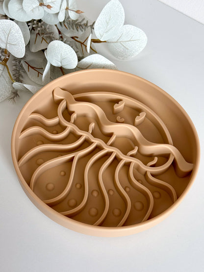 Slow Bowl Jellyfish für Hunde, Schleckmatte, Lick Mat, 